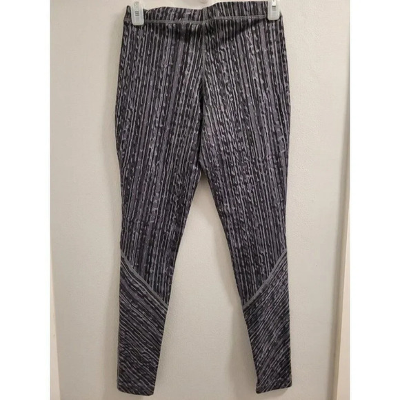 Nike Women Workout Tights Gray Black White Size XS - Picture 7 of 10
